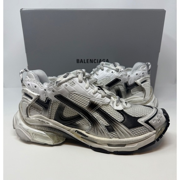 Balenciaga Other - Balenciaga Runner Sneaker Gradient White/Black Size 12 US 45 EU
